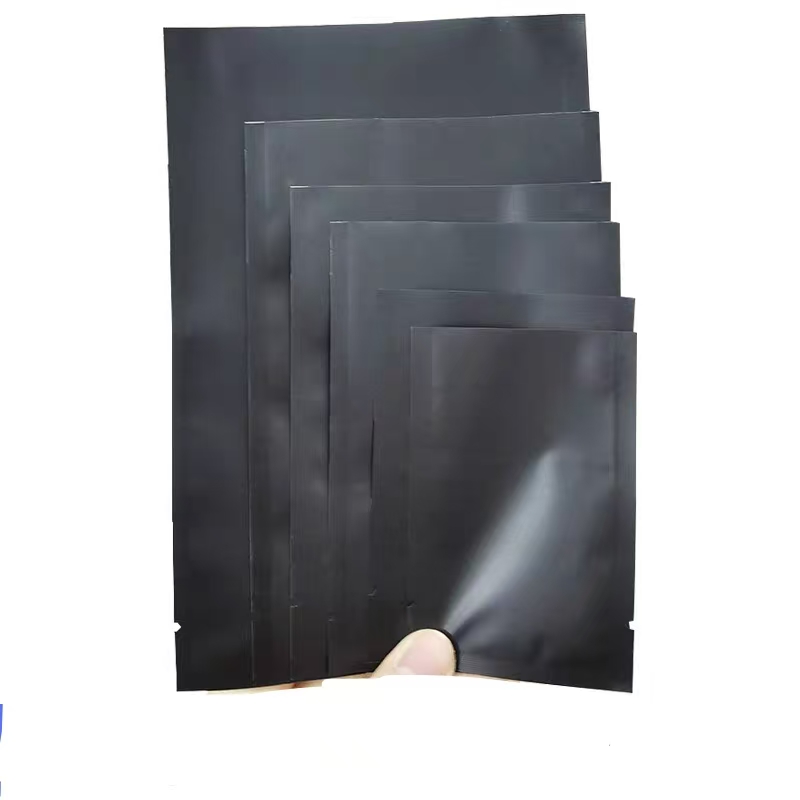 Food Storage For Long Term - 200szt Matte Black Open Top Aluminum