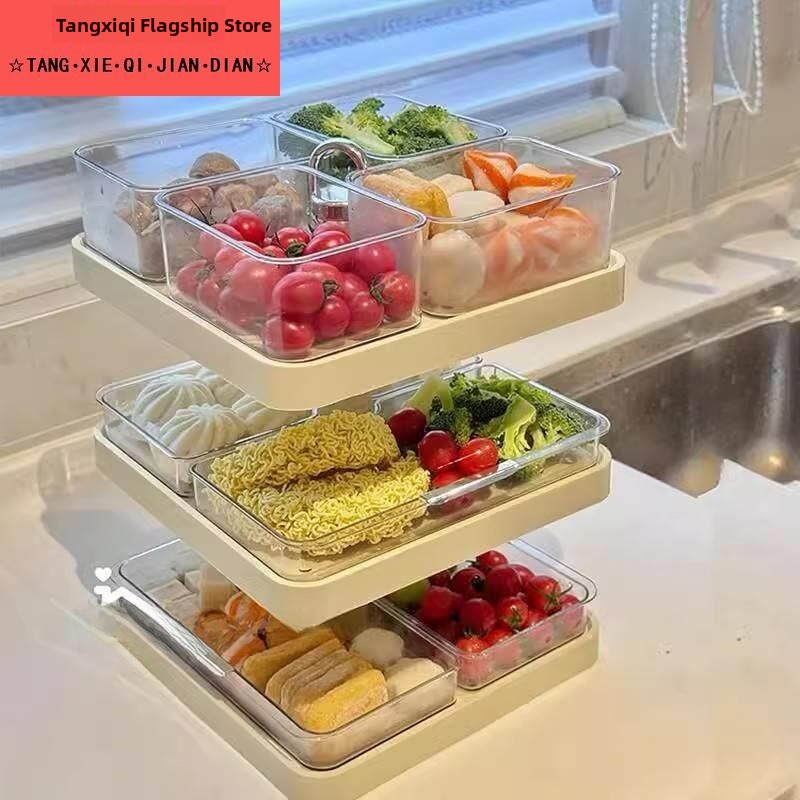 Food Storage And Preparation - Wielofunkcyjny, obrotowy regał siatkowy do gotowania