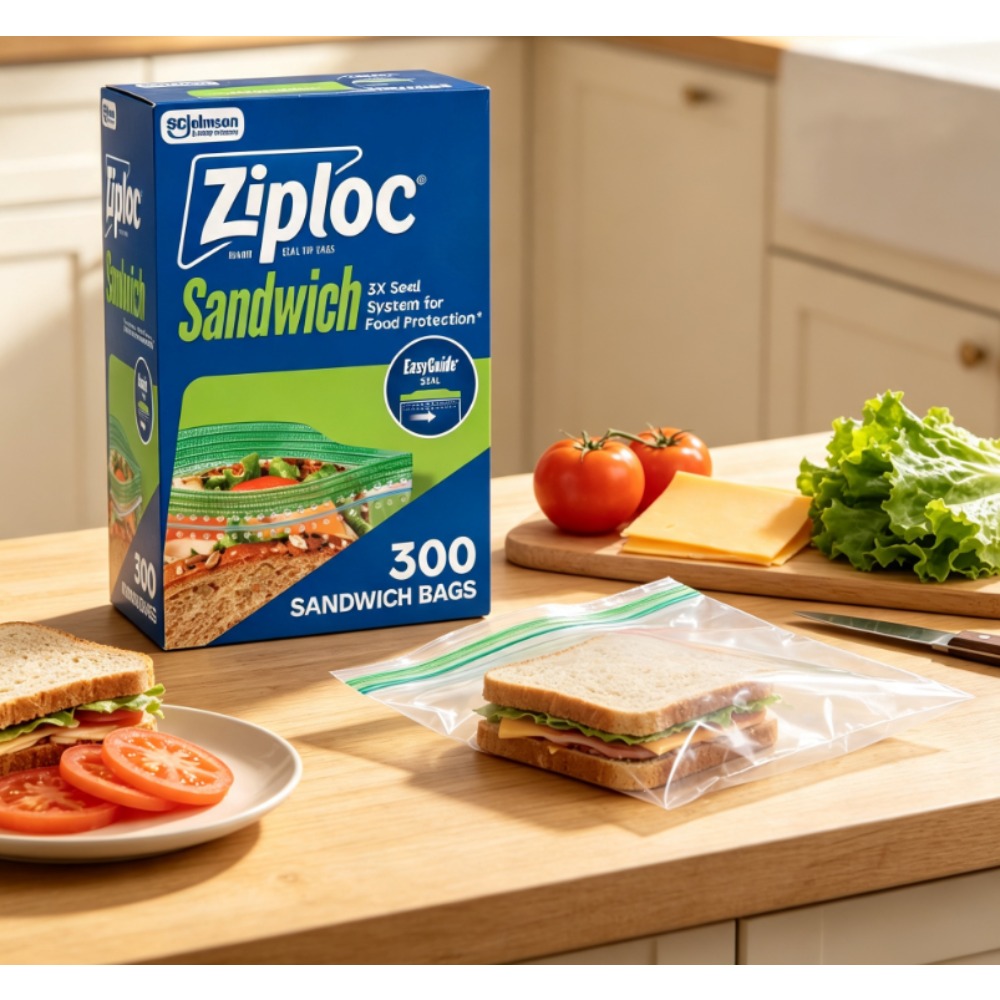 Food Storage Technology - Ziploc ® Markowe torby na kanapki
