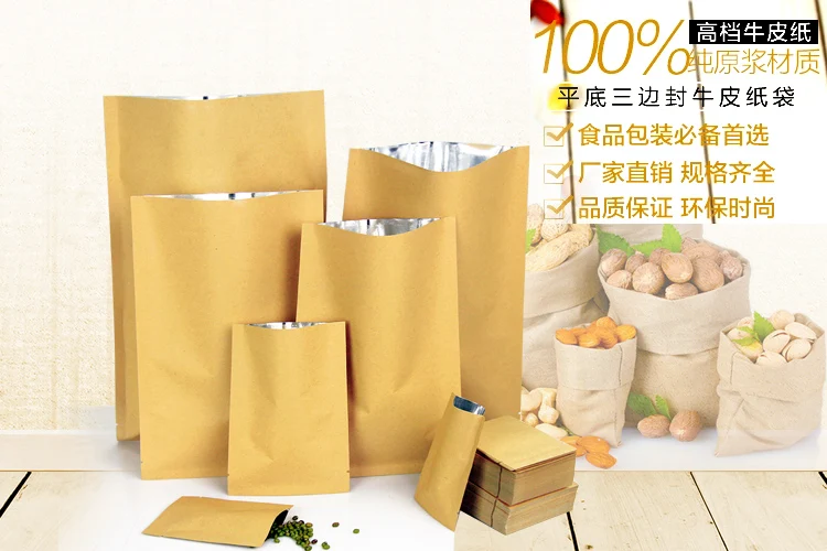 Food Storage In Mylar Bags - 8 * 12 cm Otwarta górna