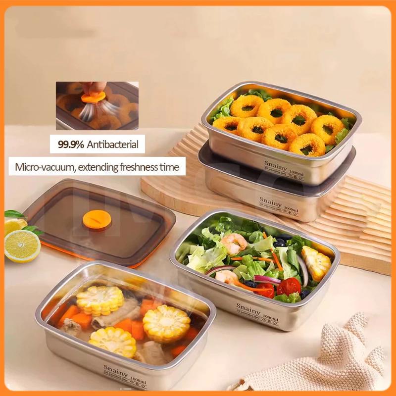 Food Storage Vacuum Containers - Pojemnik na lunch ze stali nierdzewnej
