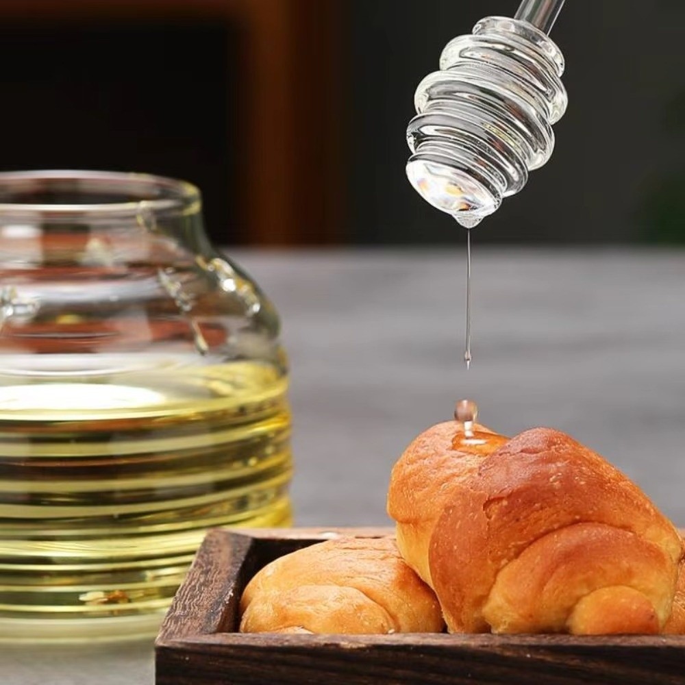 Food Storage Glass Container Set - Przezroczysty szklany pojemnik na miód o