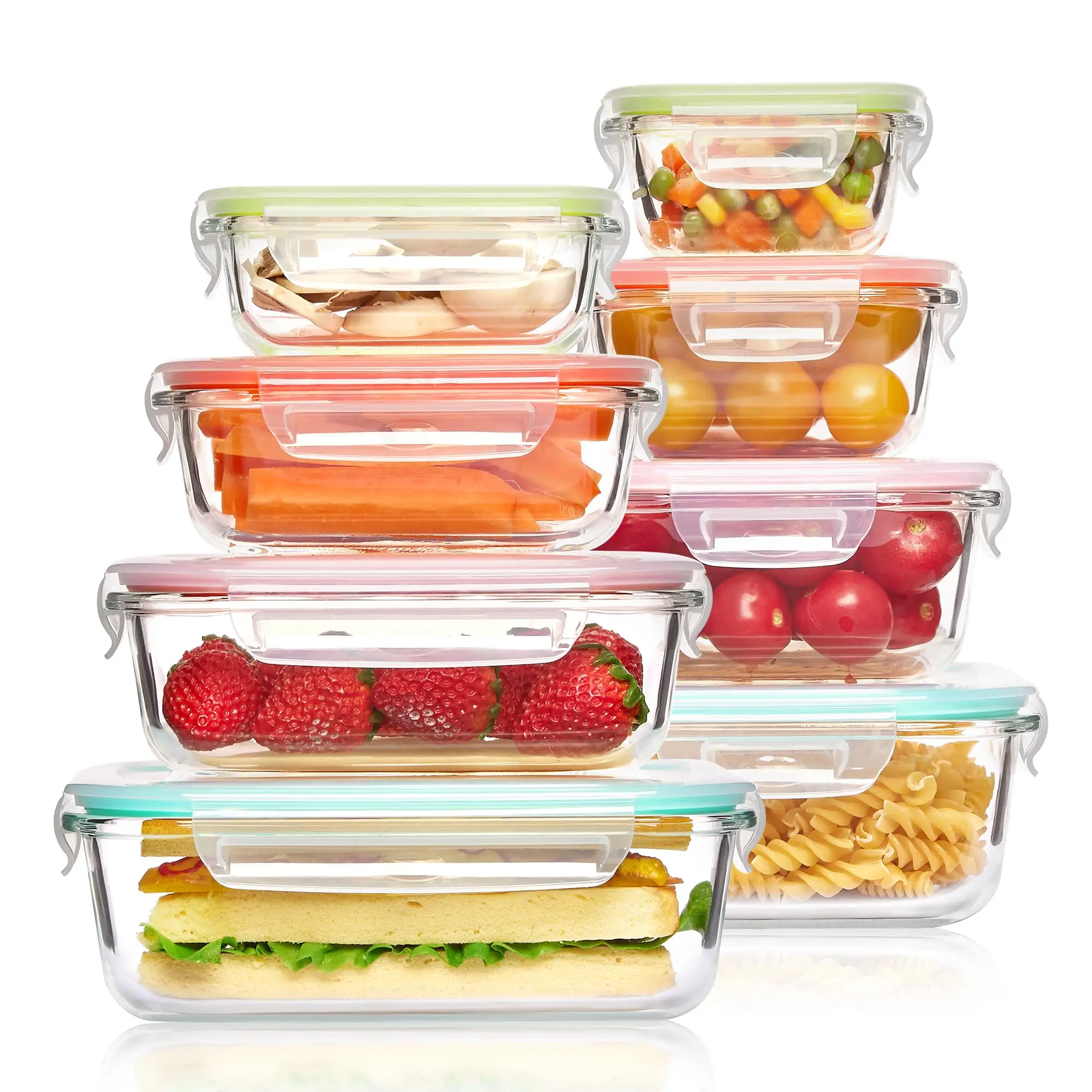 Food Storage Glass Box - Szklane pudełko na lunch Pojemniki do