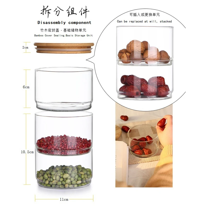 Nowy zestaw 3-warstwowych szkl – Food Storage Glass Container Set recenzja i cena