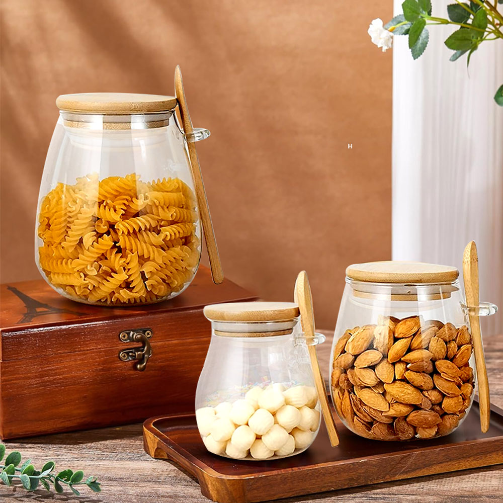 Szklany słoik o pojemności 34  – Food Storage Glass Container Set recenzja i cena