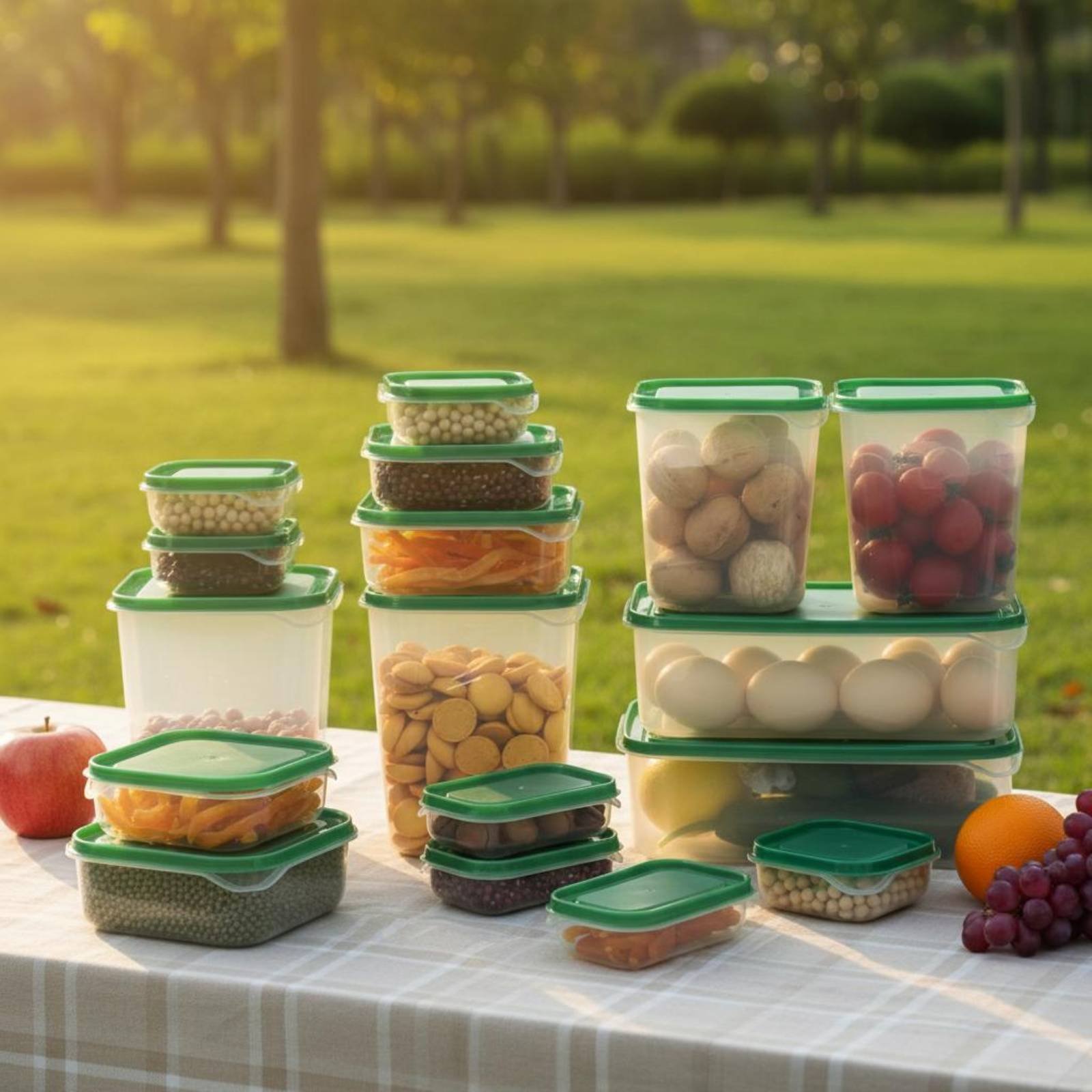 17-częściowy zestaw pojemników – Food Storage Plastic Boxes recenzja i cena