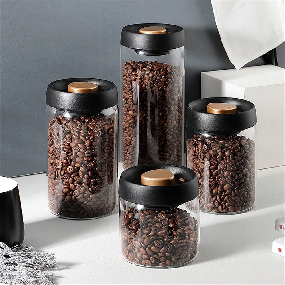 Pojemnik na ziarna kawy, 1 szt – Food Storage Vacuum Containers recenzja i cena