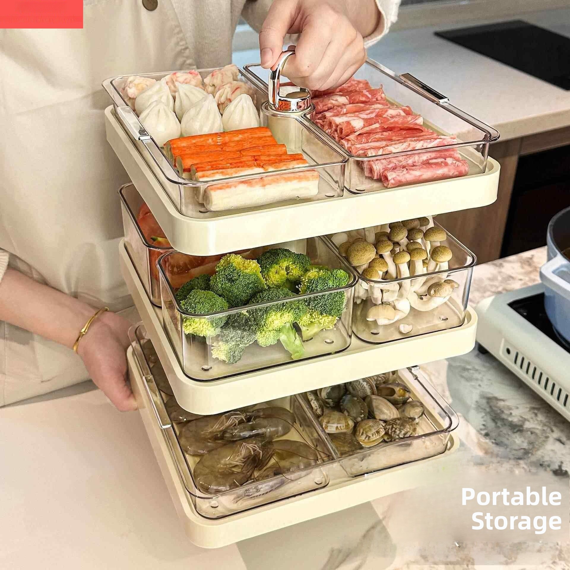 Wielofunkcyjny, obrotowy regał – Food Storage And Preparation recenzja i cena