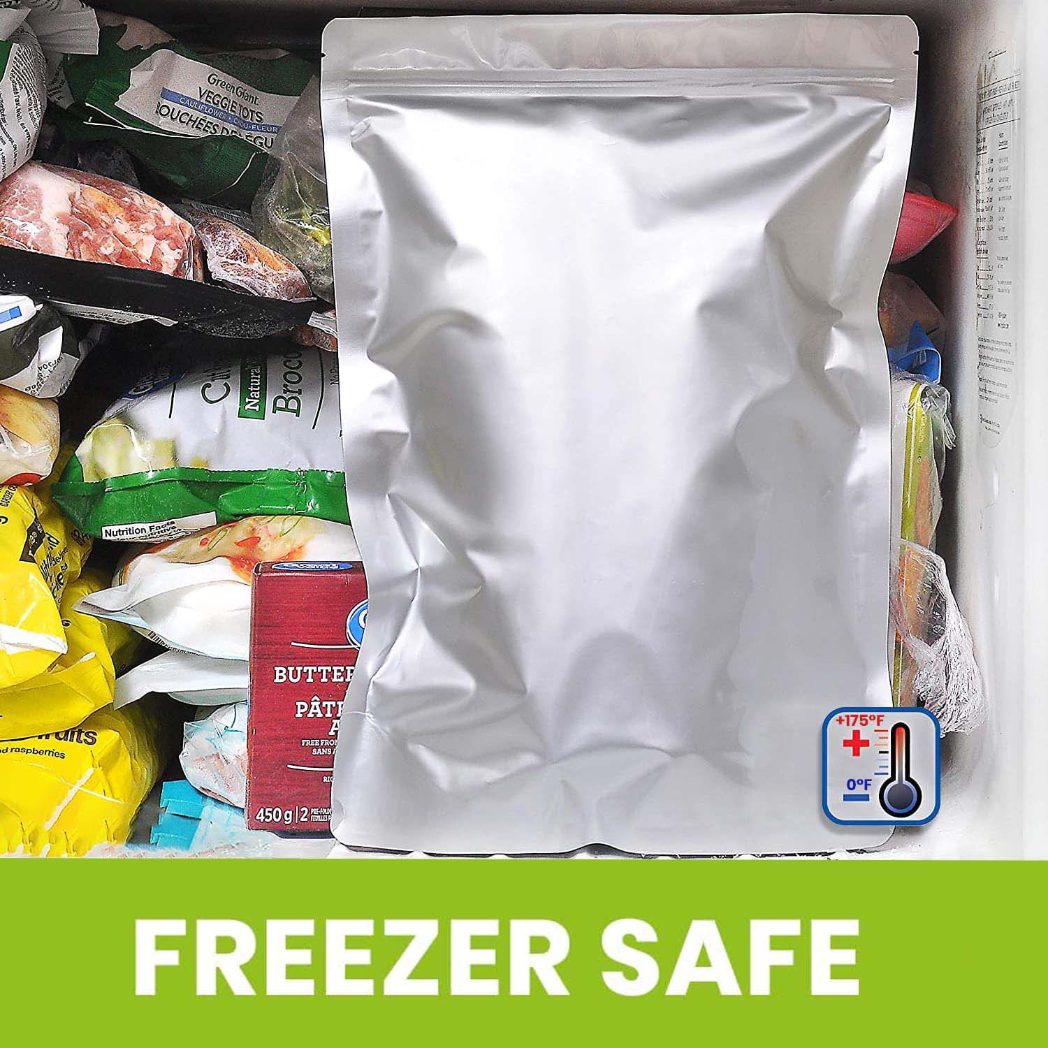 Srebrne aluminiowe worki mylar – Food Storage For Long Term recenzja i cena