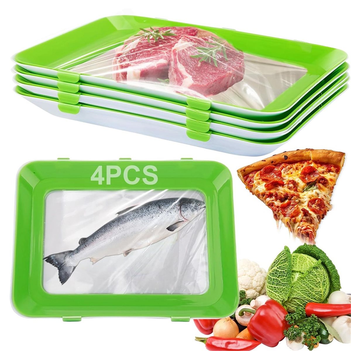 4 szt. Pojemników do przechowy – Food Storage Technology recenzja i cena