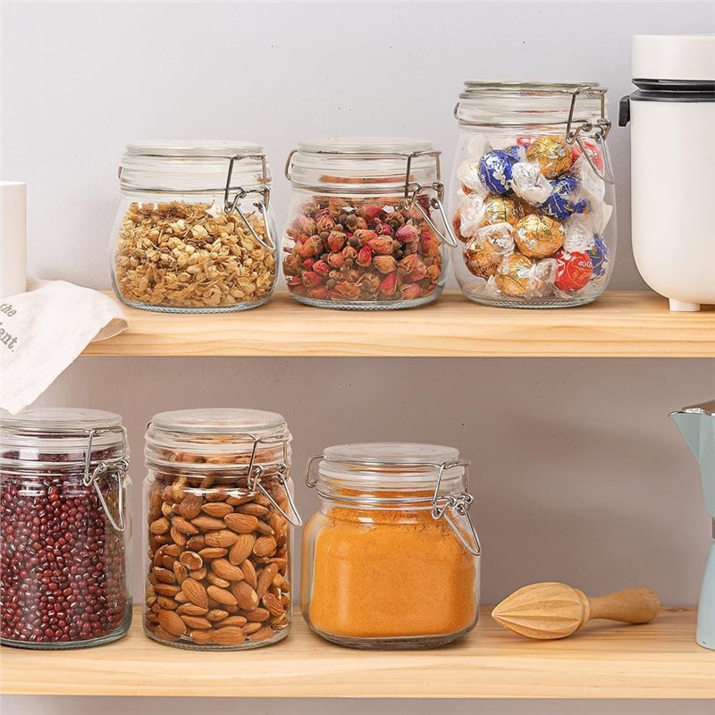 A96K-Szklane słoiki 500 ml Mał – Food Storage Glass Container Set recenzja i cena