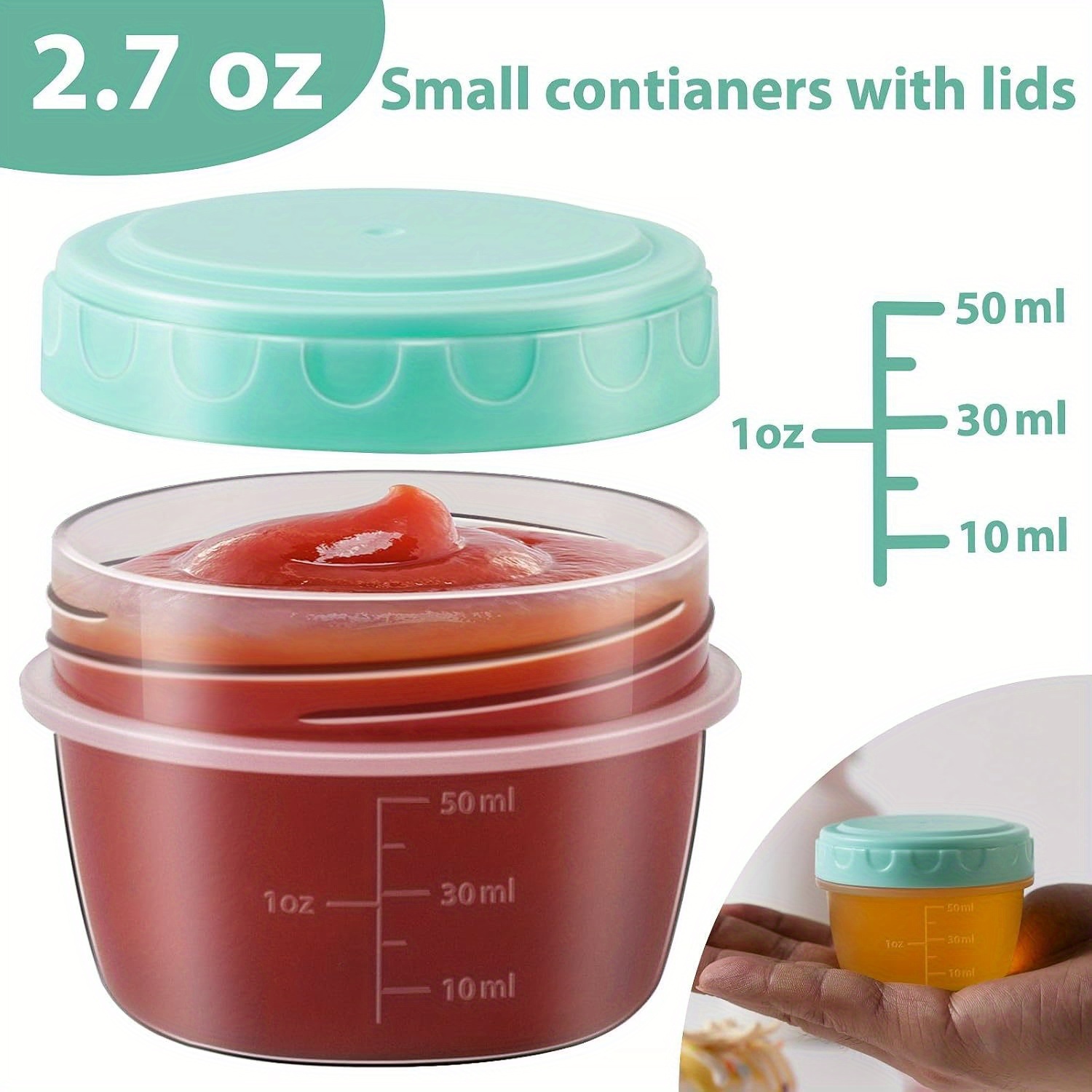 1-6 opakowań po 2,7 uncji poje – Food Storage Bowls recenzja i cena