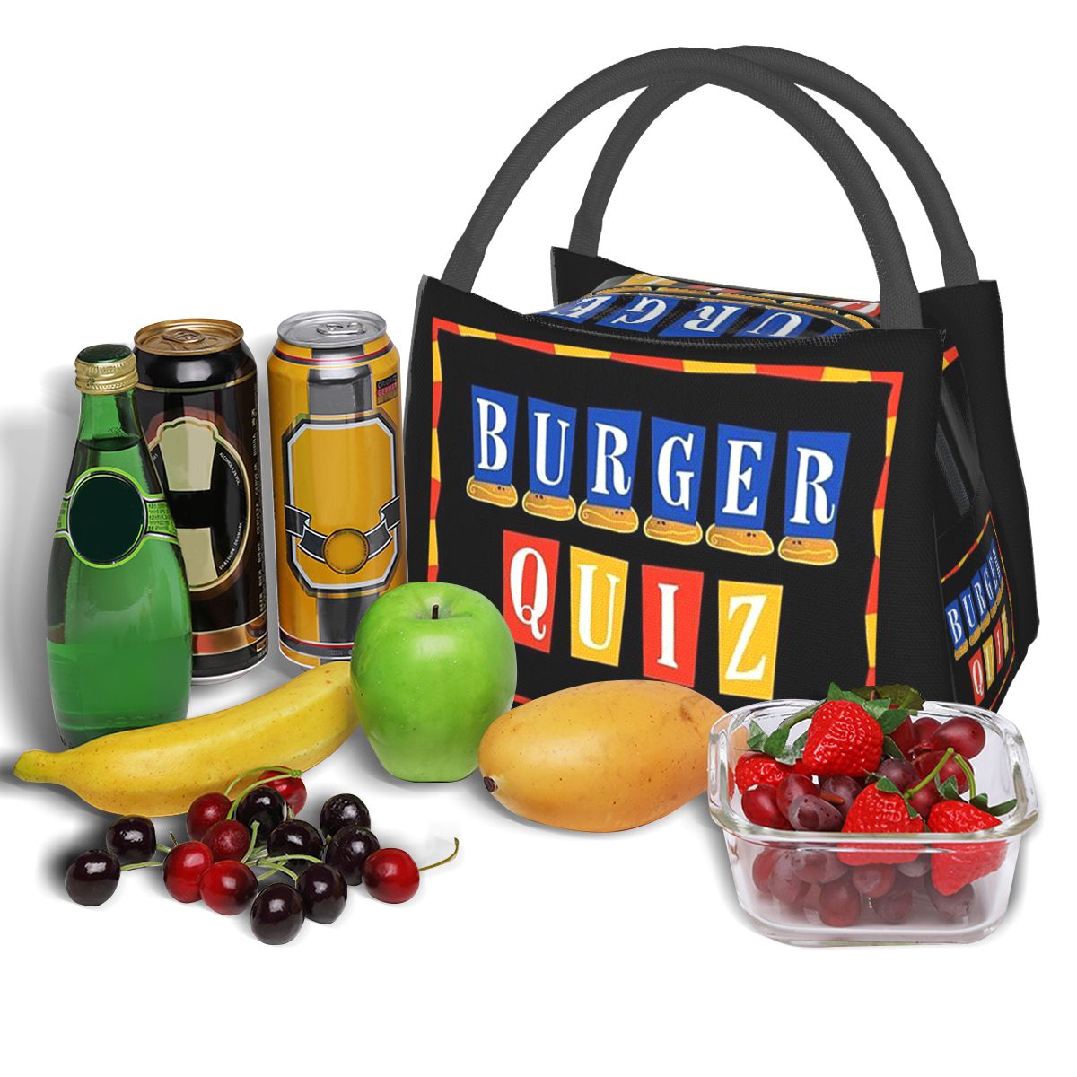 Burger Quiz Nowe Logo Izolowan – Food Storage Quiz recenzja i cena