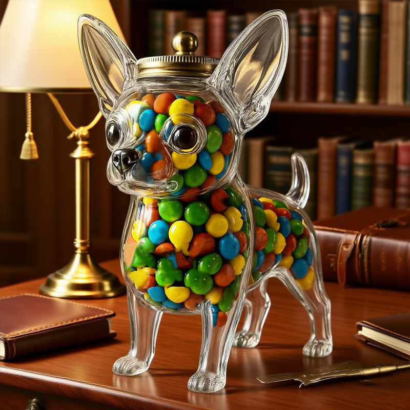 Pojemnik w kształcie chihuahua – Food Storage Glass Container Set recenzja i cena