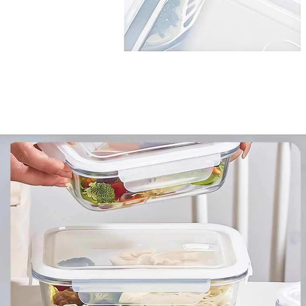 Szklane pudełko na lunch, odpo – Food Storage Glass Box recenzja i cena