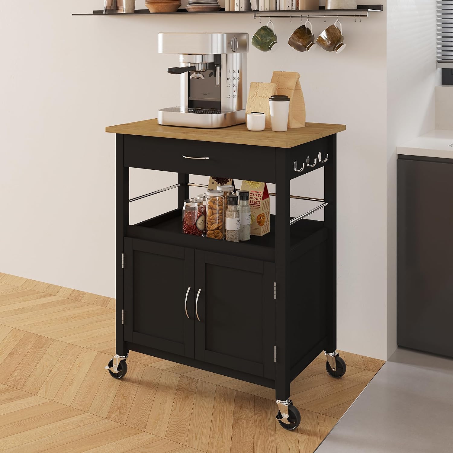 Wózek kuchenny na kółkach z bl – Food Storage On Wheels recenzja i cena