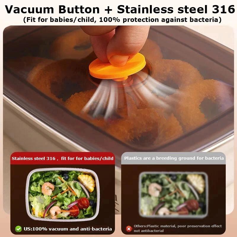 Pojemnik na lunch ze stali nie – Food Storage Vacuum Containers recenzja i cena