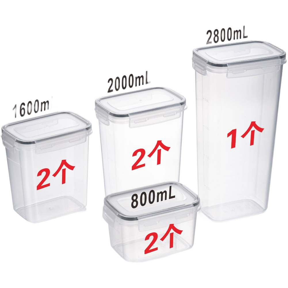 Zestaw kwadratowych, przezrocz – Food Storage For Long Term recenzja i cena