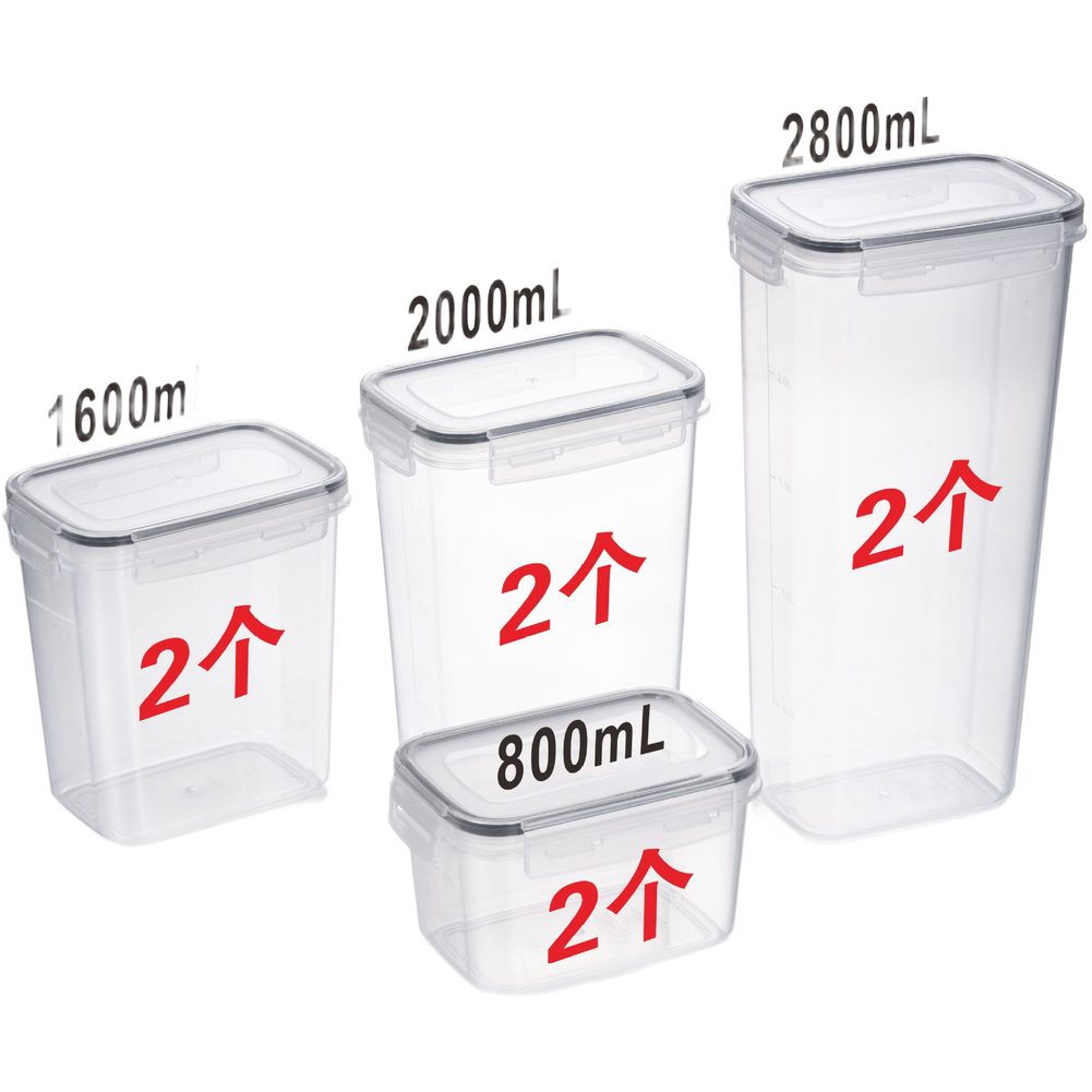 Zestaw kwadratowych, przezrocz – Food Storage For Long Term recenzja i cena