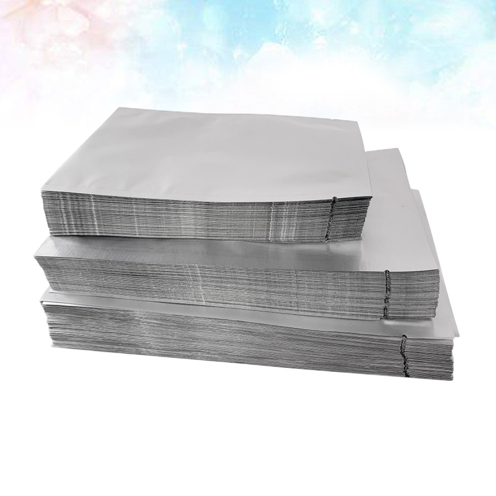 100 sztuk srebrnych, płaskich  – Food Storage In Mylar Bags recenzja i cena
