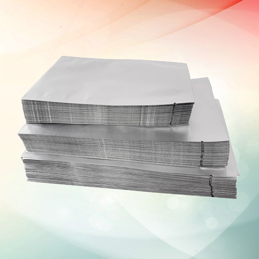 100 sztuk srebrnych, płaskich  – Food Storage In Mylar Bags recenzja i cena