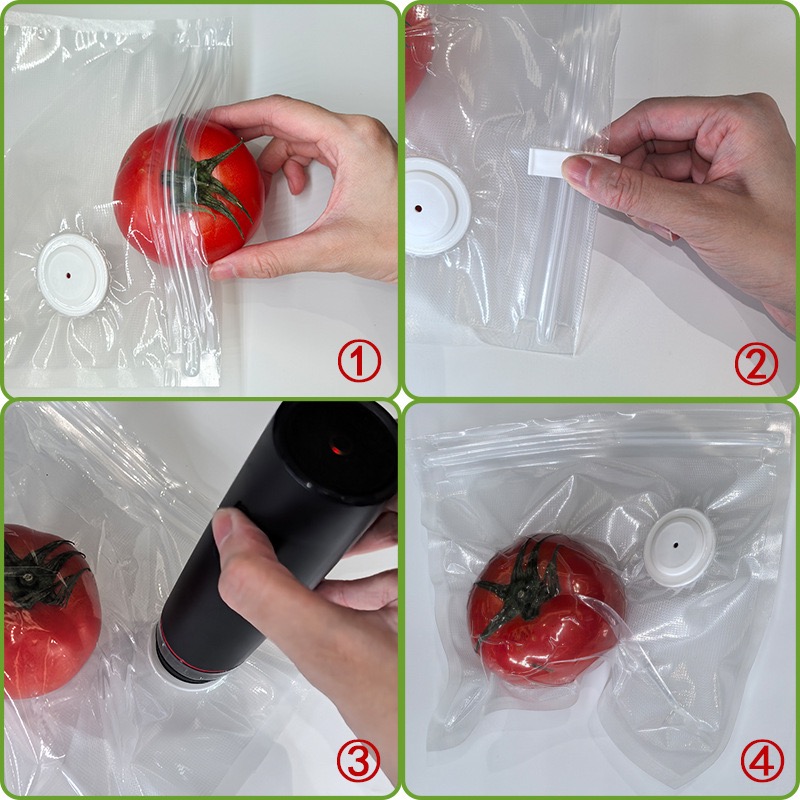 Nowe Wielorazowe Worki Próżnio – Food Storage No Plastic recenzja i cena