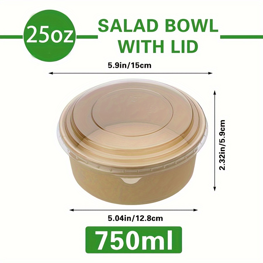 Papierowe miseczki z pokrywkam – Food Storage Bowls recenzja i cena
