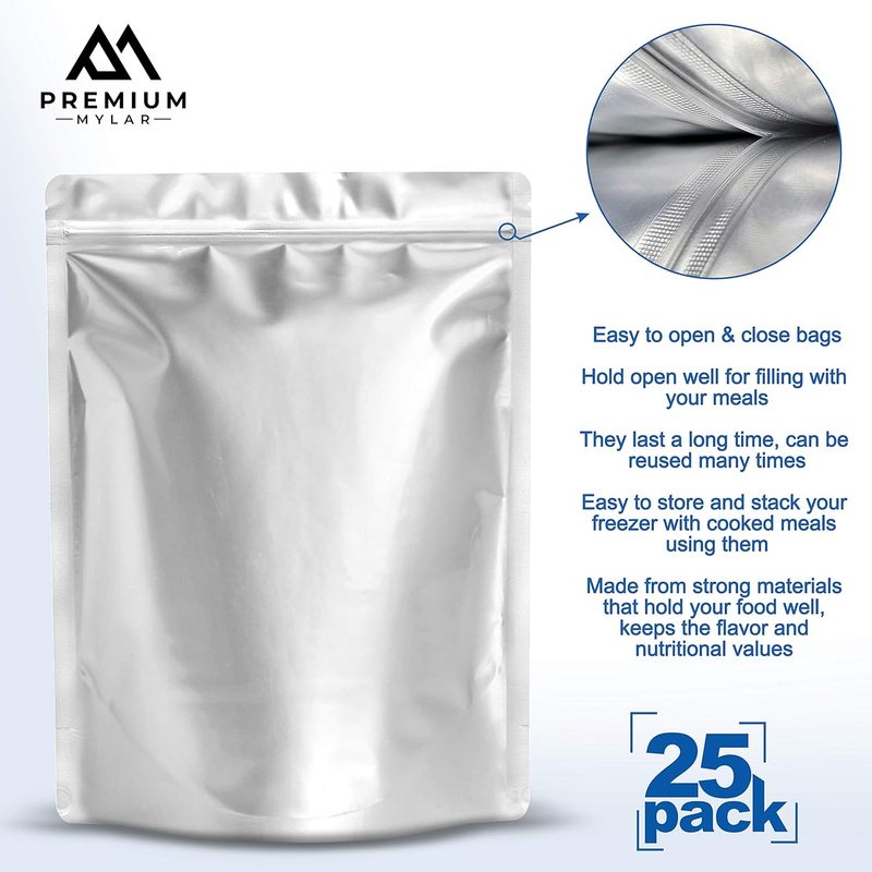 25 Torebek Mylarowych - 25x35  – Food Storage For Long Term recenzja i cena