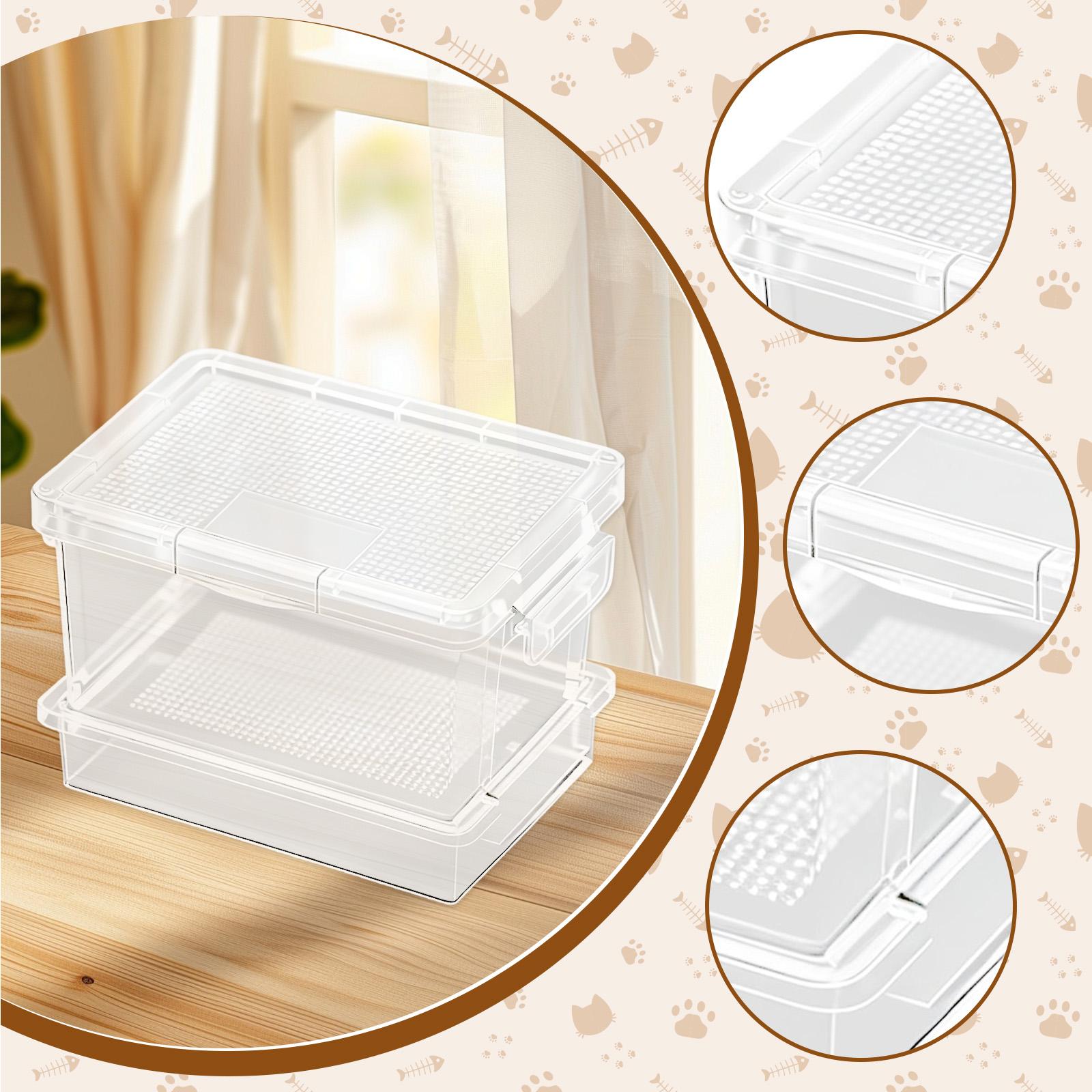 Plastikowa karmnik do żółwi, s – Food Storage Plastic Boxes recenzja i cena