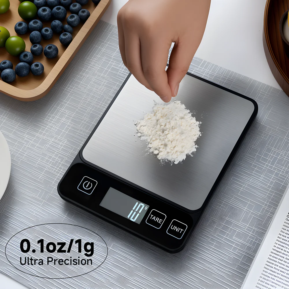 Waga kuchenna 10 kg z wyświetl – Food Storage On Table recenzja i cena
