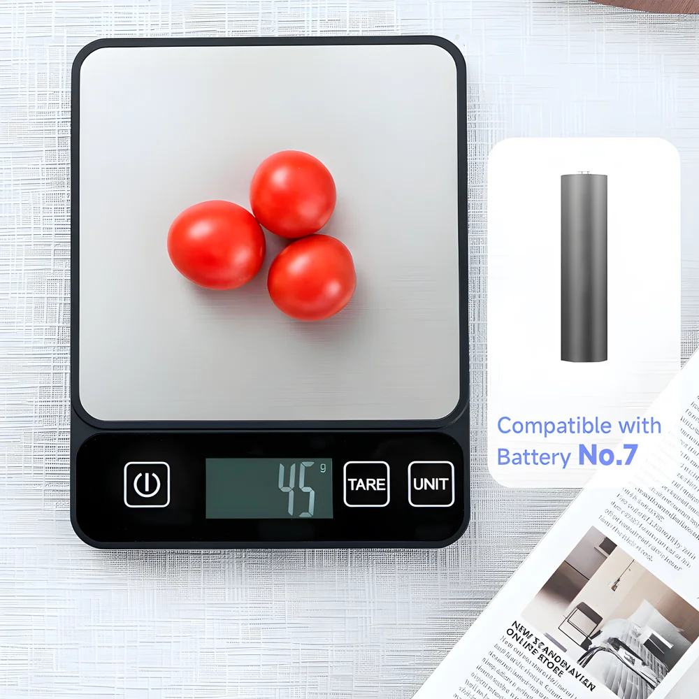 Waga kuchenna 10 kg z wyświetl – Food Storage On Table recenzja i cena