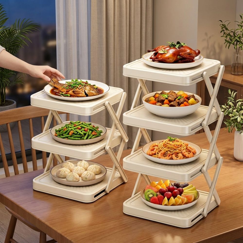 3/4-poziomowy składany organiz – Food Storage And Preparation recenzja i cena