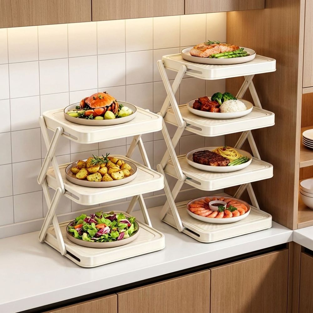 3/4-poziomowy składany organiz – Food Storage And Preparation recenzja i cena