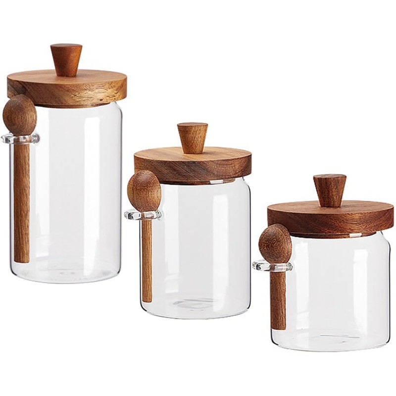 Zestaw słoików szklanych THIVN – Food Storage Glass Container Set recenzja i cena